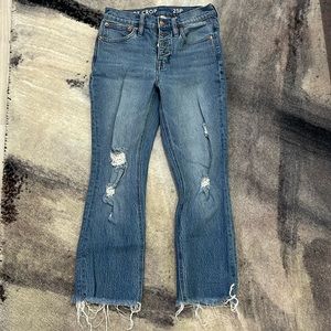 Jcrew Demi Boot Crop Jeans